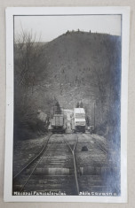 BAILE COVASNA - MACAZUL FUNICULARULUI , CARTE POSTALA ILUSTRATA , MONOCROMA , CIRCULATA , 1938 foto