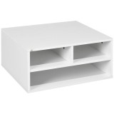 HOMCOM Suport pentru Imprimantă cu 2 Niveluri, 47x40x27.5 cm, Alb | Aosom Romania