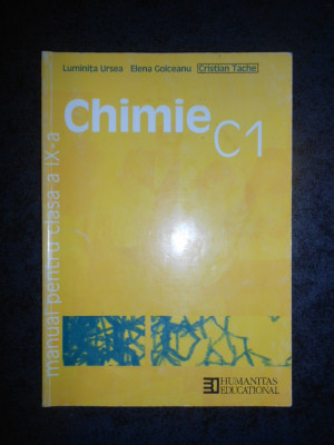 LUMINITA URSEA - CHIMIE C1 clasa a IX-a (2002) foto