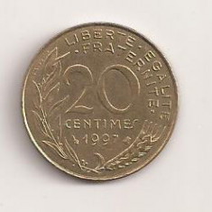Moneda Franta - 20 Centimes 1997 v3