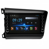 Navigatie Honda Civic 2011-2016 AUTONAV PLUS Android GPS Dedicata, Model PRO Memorie 16GB Stocare, 1GB DDR3 RAM, Butoane Laterale Si Regulator Volum,