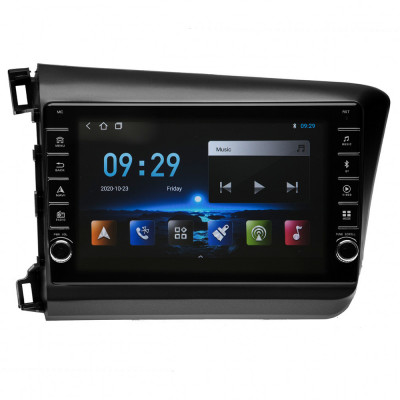 Navigatie Honda Civic 2011-2016 AUTONAV Android GPS Dedicata, Model PRO Memorie 64GB Stocare, 4GB DDR3 RAM, Butoane Laterale Si Regulator Volum, Displ foto