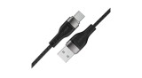 Cablu Acefast C11-04 USB-A - USB-C 3A 1.2m &Icirc;mpletitură Magnetică - Negru