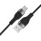 Cablu Acefast C11-04 USB-A - USB-C 3A 1.2m &Icirc;mpletitură Magnetică - Negru