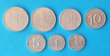 Lot x 7 monede 1 Mark, 50, 10, 5 si 1 Pfenning DDR Republica Democrata Germana, Europa