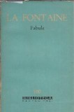 Fabule La Fontaine Editura de Stat 1963 Biblioteca pentru Toti Coperta Cartonata Carti de Colectie Editie Veche