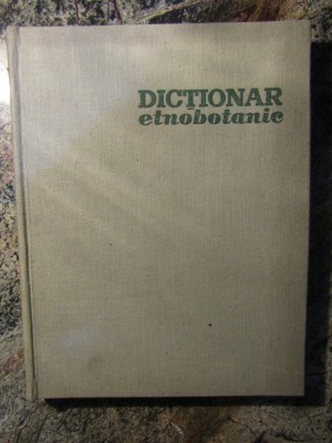DICȚIONAR ETNOBOTANIC - AL. BORZA foto