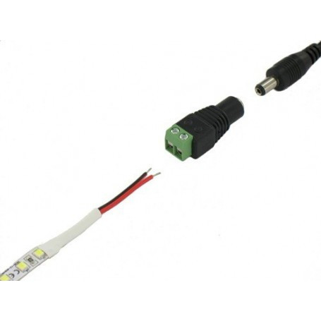 Conector DC tip Mama pentru conexiuni LED Conținutul pachetului 1 Bucată