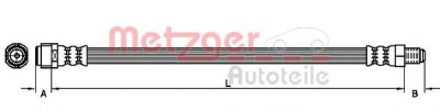 Conducta / cablu frana MERCEDES E-CLASS (W212) (2009 - 2016) METZGER 4111119 foto