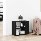 Bufet vidaXL Negru Stejar 60x30x50 cm Lemn prelucrat