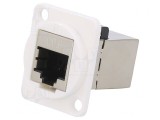 Adaptor FT Cat 6 Ecranat 8p8c 19x24mm Plastic