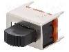 Intrerupator glisant, 2 pozitii, 4PDT, ON-ON, TE Connectivity - 1825264-1