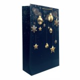Set 10 Pungi Cadou Mari Craciun Elegante Model Specific Rezistente Ambalaj Practic Sărbători