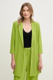 Joseph Ribkoff sacou culoarea verde, desfacut, neted, 232275S25