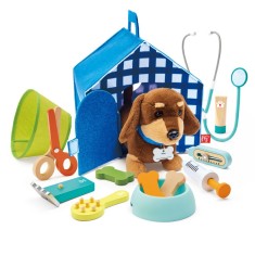 Set de joaca doctor veterinar Hape 16 piese