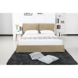 Pat Majestic 180x200 cm Tapitat Catifea Camel Somiera Inclusa (cod ML 1703)