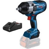 Bosch GDS 18V-1000 + GAL 18V-40 - Masina de insurubat cu impact fara acumulatori Li-Ion 18 V - Ah patrat 1/2 inch 1000 Nm M14-M24 + Incarcator acumula