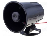 &quot;Traductor de sunet sirenă dinamică 1 ton 600mA &Oslash; 88mm&quot;