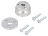 Kit de Fixare Roată cu Adaptor și Şuruburi pentru Ax cu Crestătură D