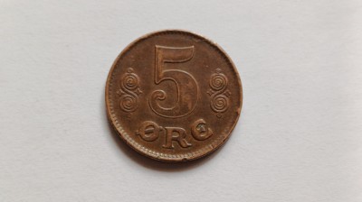 Danemarca -5 Ore 1919 foto