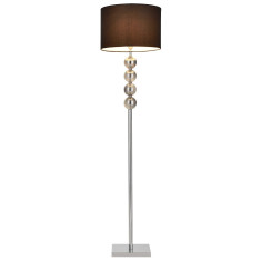 Lampa de podea eleganta - Spheridern 1 x E 27 - 60W - crom /negru foto