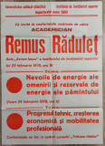 Lot trei afise conferinte academician Remus Radulet