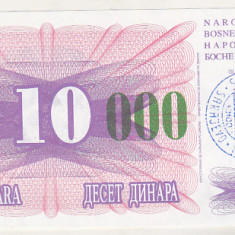 bnk bn Bosnia 10000 dinari 1993 unc