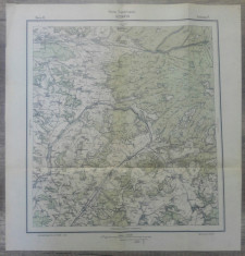 Sovata, Szovata// harta Serviciul Geografic Armatei 1916 foto