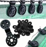 Cumpara ieftin Set 100 cleme clipsuri plasa umbrire, profesionale, 10 pini prindere