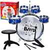 Set Tobe Copii 10 Piese cu Scaunel, Bete Incluse, Sunete Realiste, Tip Baterie, REMO - Cadou Muzical Educativ