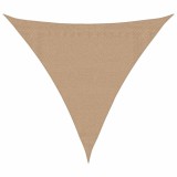 Cumpara ieftin Panza parasolar, gri taupe, 3,6x3,6x3,6 m, HDPE, 160 g/m&sup2;