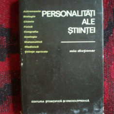 n7 Personalitati ale stiintei - Mic dictionar