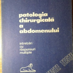 PATOLOGIA CHIRURGICALA A ABDOMENULUI. INTREBARI CU RASPUNSURI MULTIPLE-EUGEN TIRCOVEANU