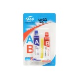 Adeziv acrilic bicomponent 10+10 ml pentru lipire rapida si rezistenta