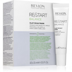 Revlon Professional Re/Start Balance mască cu argilă pentru scalp 10x15 ml