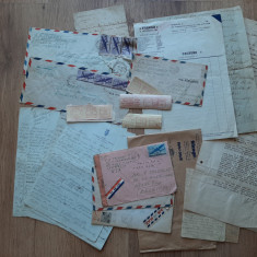 Acte documente scrisori plicuri facturi timbre vechi anii 30-40 Belgia America