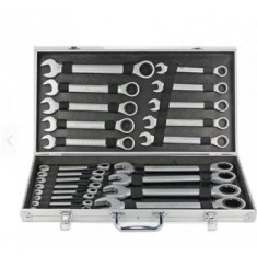 Trusa chei combinate cu clichet profesionale 6-32mm,set 22 piese