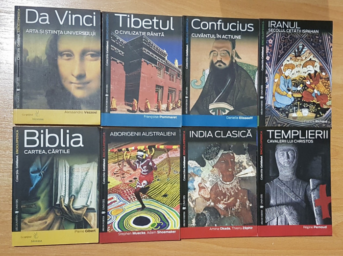 Set 8 carti Colectia Enciclopedica