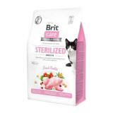 Hrana uscata pentru pisici Brit Care GF, Sterilized Sensitive, 2 Kg