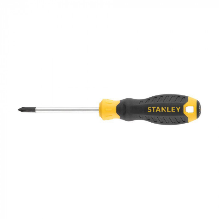 Stanley STHT16155-0, surubelnita Cushion Grip cu varful cruce PH1 si lungimea tijei de 75mm, PH1x75