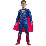 Costum de carnaval Black Line - Superman Deluxe L (8-10 ani/max 147cm), Rubies