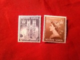 serie Western Samoa britanica 1953 , R. Elisabeta II , urma sarniera