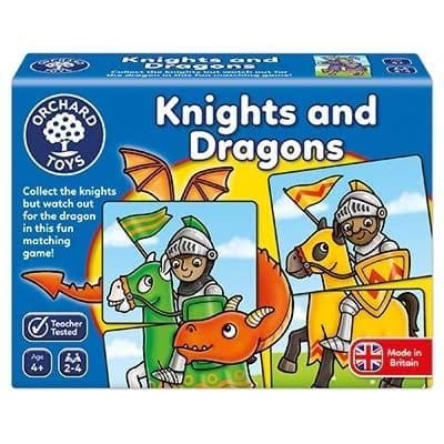 Joc educativ - puzzle Cavaleri si Dragoni KNIGHTS AND DRAGONS