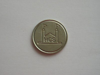 M3C1 27 - Jeton de colectie - inscriptia HCS - PAT - M97D foto