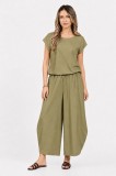 Cumpara ieftin Compleu Dama, Eranthe, Baloon, din In, Bluza Kimono V398 - M