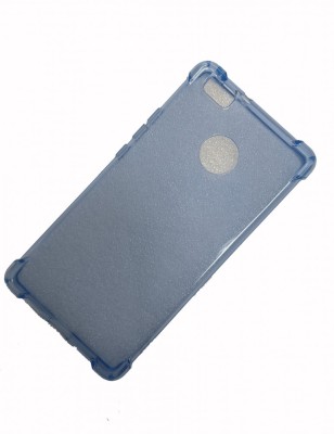 Husa Huawei P8 Lite 2016 Silicon Clear Blue Antishock VNS-L21 G9 Lite foto