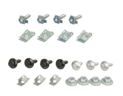Set fixare scut protectie sub motor 308 (4), 09.2007-04.2011 Motorizari Diesel, fixare scut sub motor