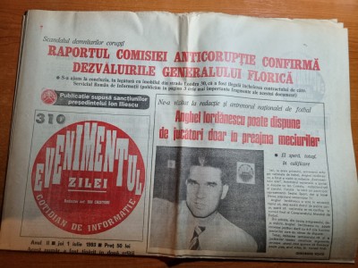 evenimentul zilei 1 iulie 1993 foto