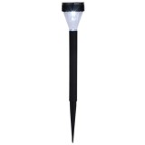 Lampa Solara Gradina Strend Pro, 1 LED, 5.5x34.5cm, Neagra, Plastic, Inaltime 34.5cm - Iluminat Exterior Economic si Durabil