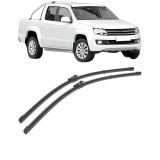 Cumpara ieftin Set stergatoare auto Volkswagen AMAROK (2HA, 2HB, S1B, S6B, S7A, S7B, AGD) din 2010-2022, pentru parbriz auto, 2 bucati, Valeo Silencio, din cauciuc s